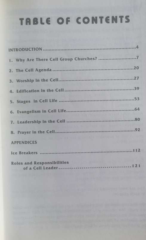 Cell Leader`s guidebook