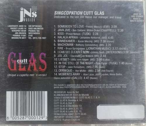 Singcopation Cutt Glas cd