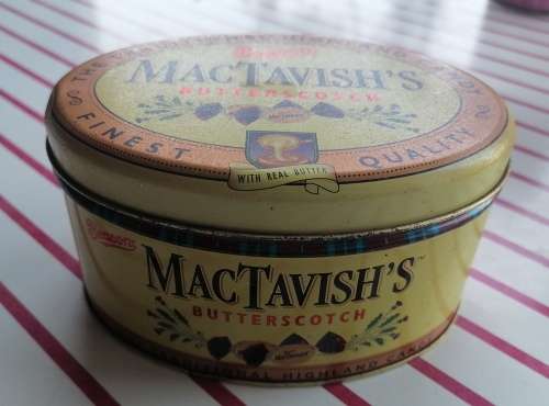 Beacon Mactavish`s butterscotch tin