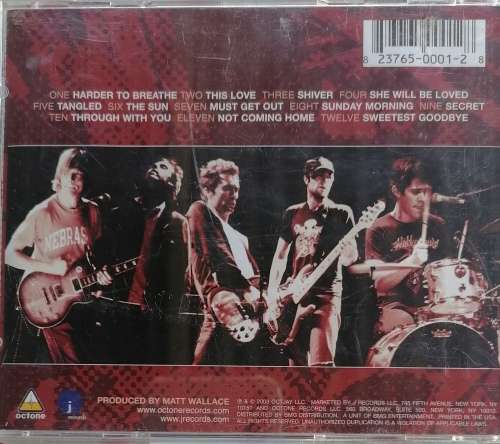 Maroon 5 Songs about Jane cd