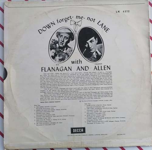 Down forget-me-not lane with Flanagan and Allen LP