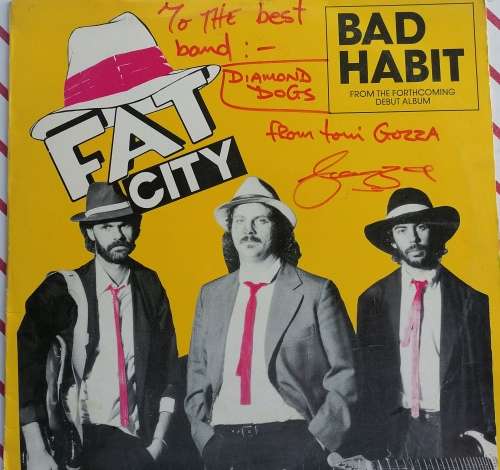 Bad habit - Fat City LP *signed*