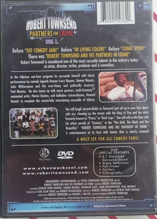 Robert Townsend Partners in crime vol 1 dvd