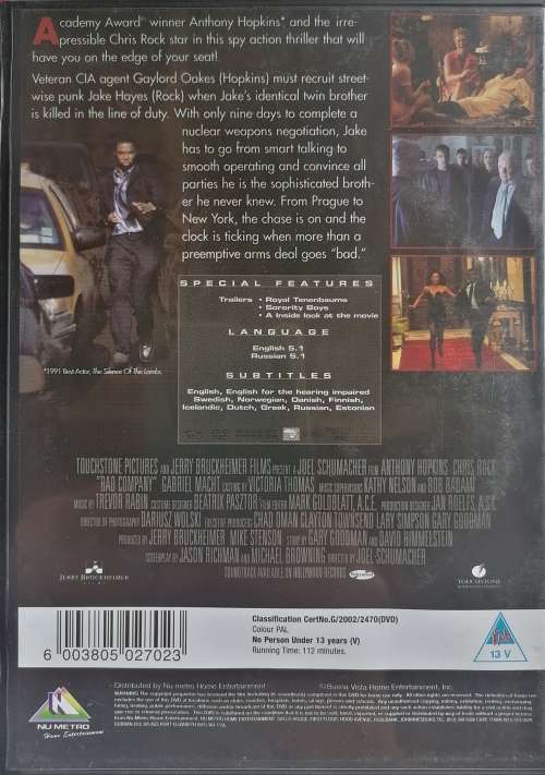Bad company dvd