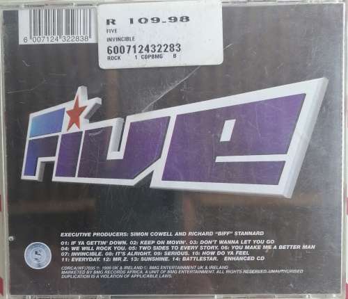 Five - Invincible cd