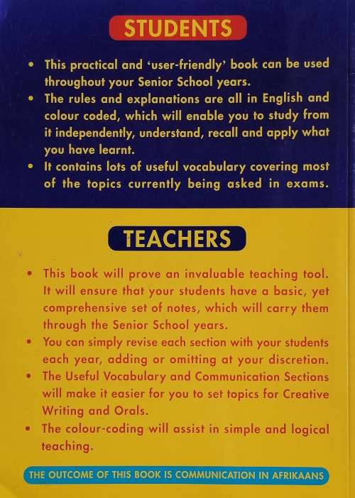 Afrikaans handbook and study guide