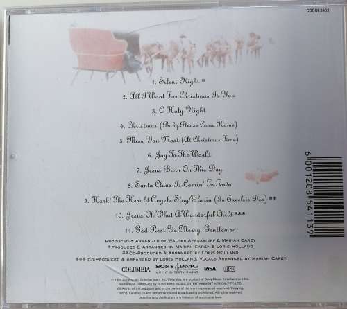 Mariah Carey Merry Christmas cd
