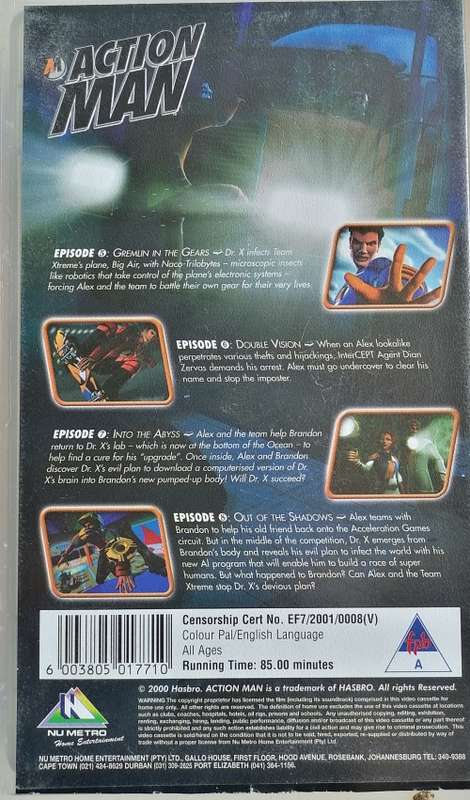 Action man VHS