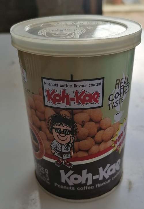 Koh-kae peanuts coffee flavour tin