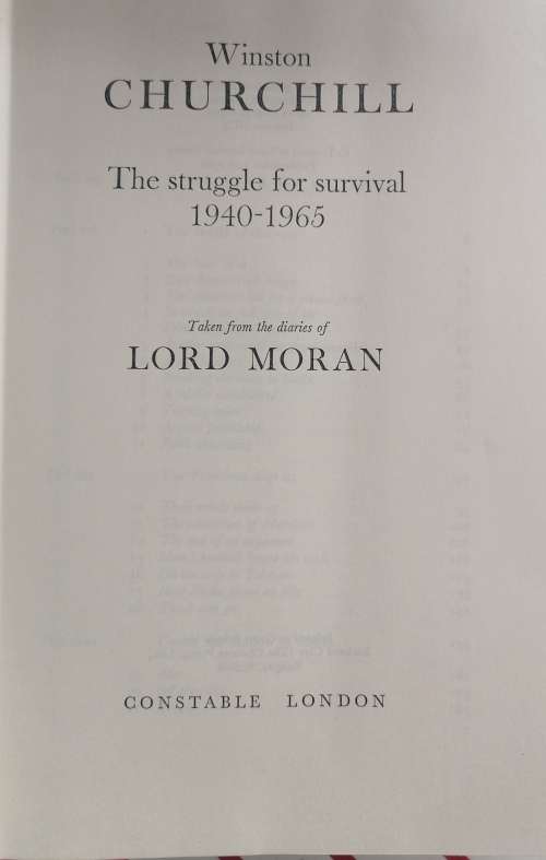 Winston Churchill The struggle for survival 1940-1965