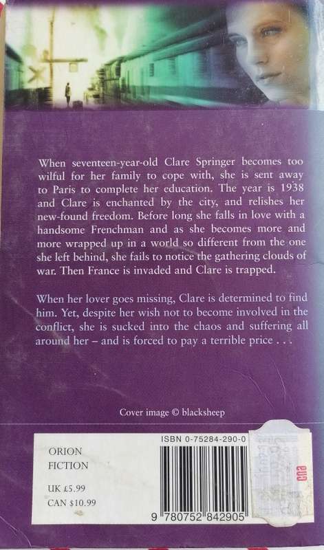 Clare`s war by Anita Burgh