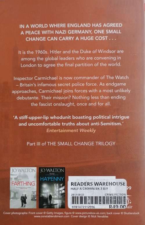 Half a crown by Jo Walton