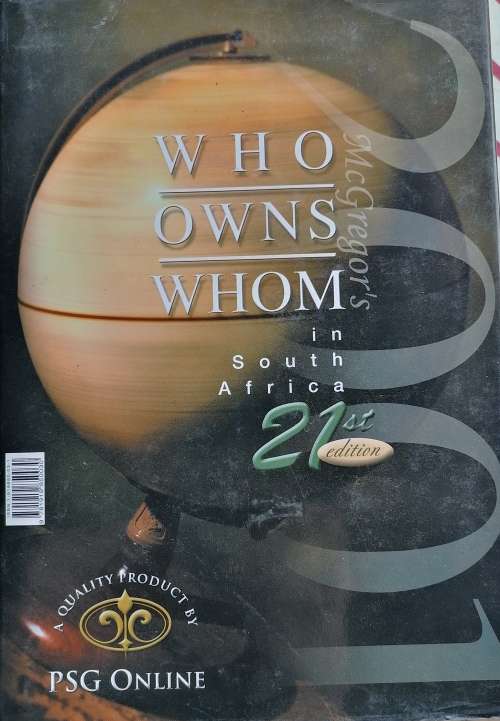 Who owns whom in South Africa  (McGregor)