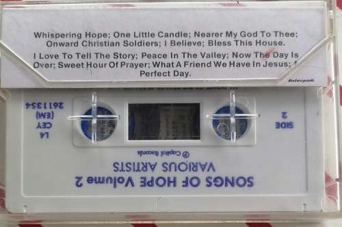 Songs of hope vol 2 tape