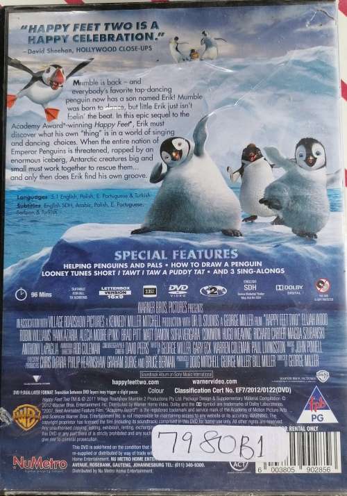 Happy feet two dvd