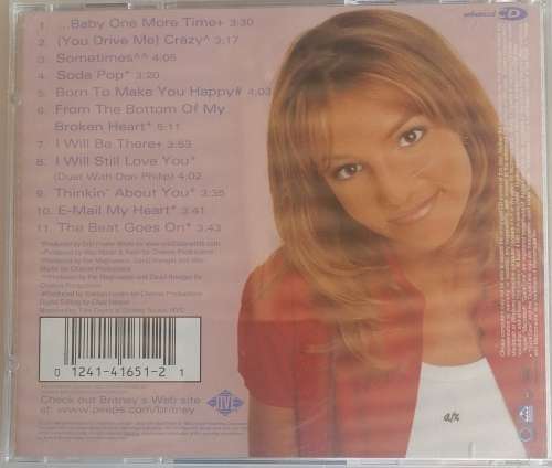 Britney Spears Baby one more time cd