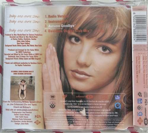 Britney Spears Baby one more time cd