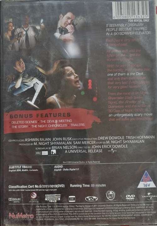 Devil dvd