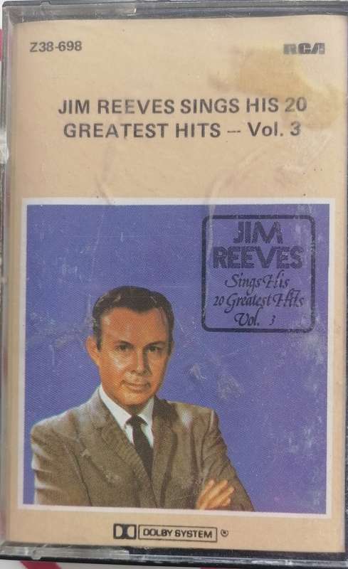 Jim Reeves sings his 20 greatest hits tape