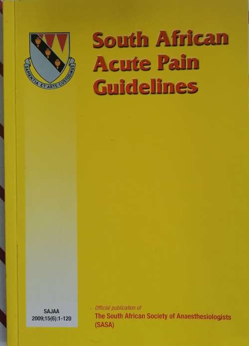 South African acute pain guidelines