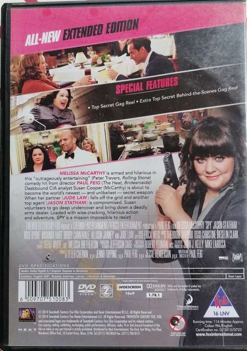 Spy dvd