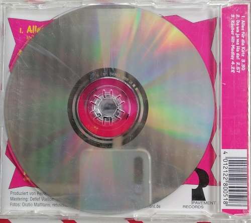 De Rauber Alles fur die katz cd
