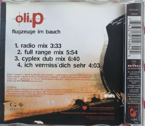 Flugzeuge im bauch cd