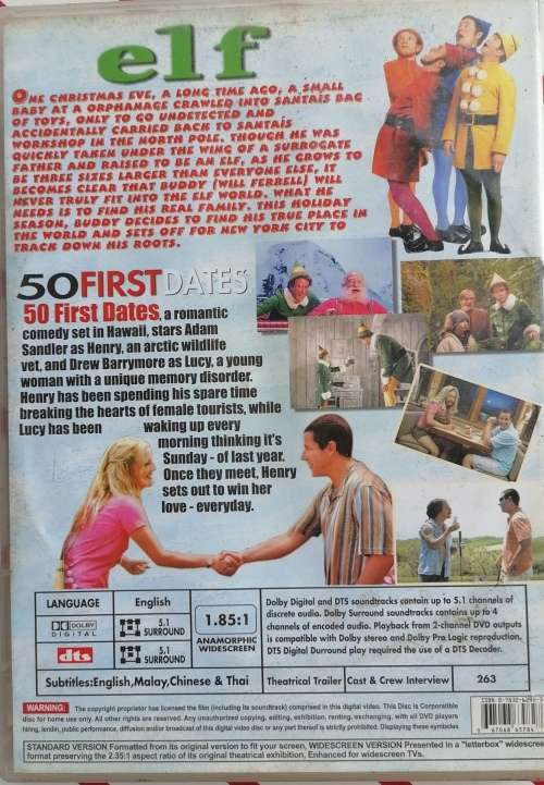 50 First dates dvd