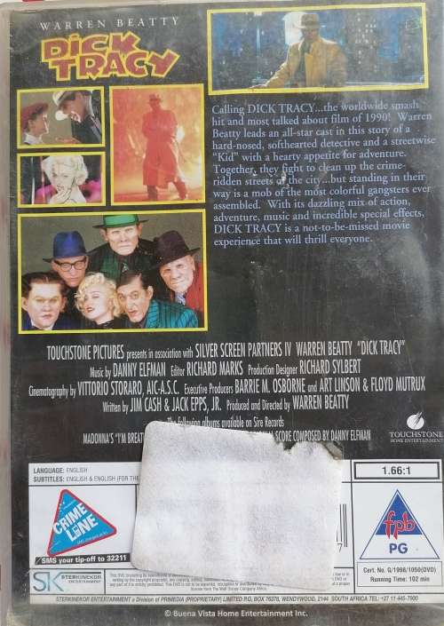 Dick Tracy dvd