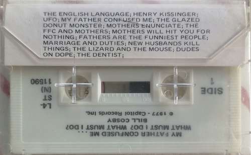 Bill Cosby My father confused me tape