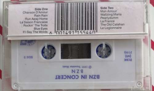 BZN in concert tape