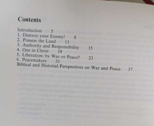 Peace on earth