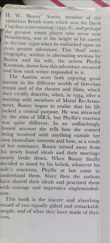 A Mixed double - HW (Bunny) Austin and Phyllis Konstam