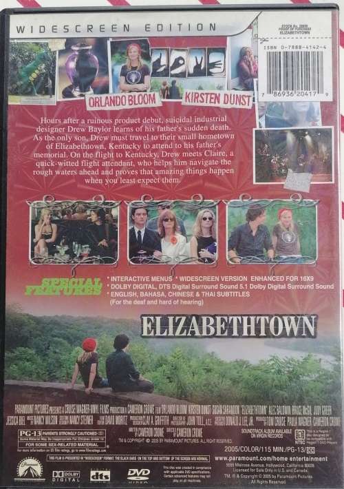 Elizabethtown dvd