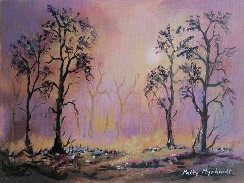 Patty Mynhardt `Dusk` painting