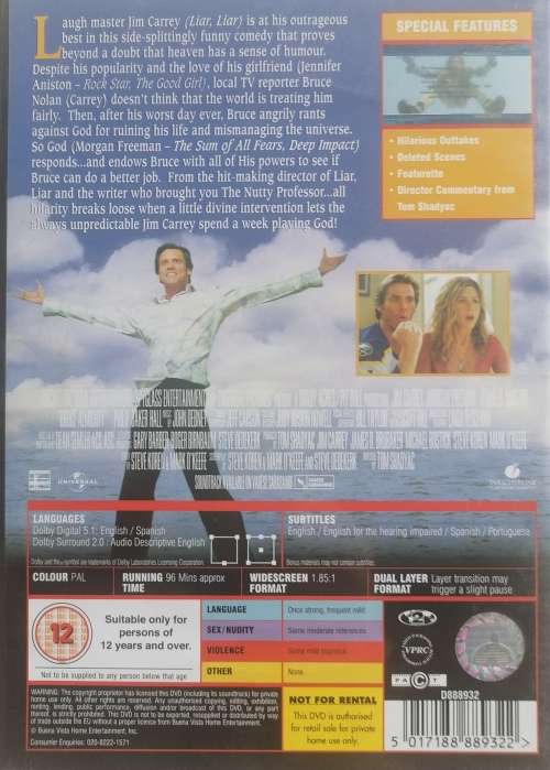 Bruce Almighty dvd