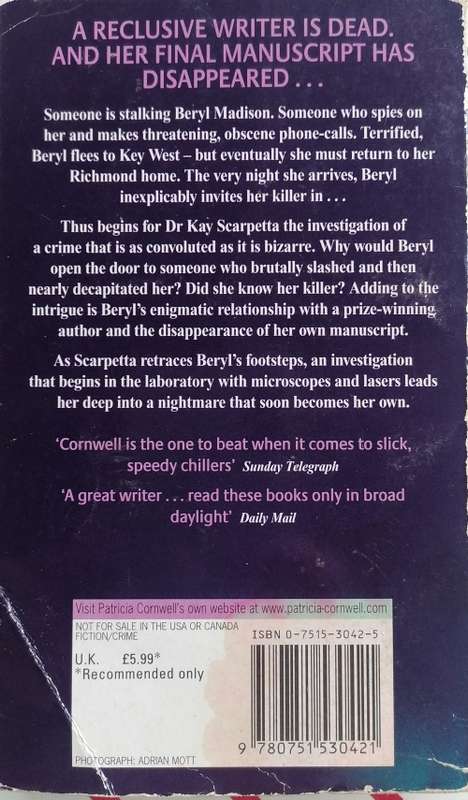 Body of evidence by Patricia Cornwell