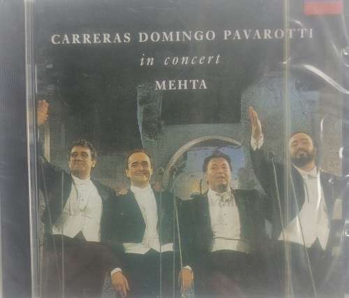 Carreras Domingo Pavarotti in concert Mehta cd *sealed*