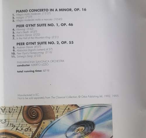The Classical collection - Grieg cd