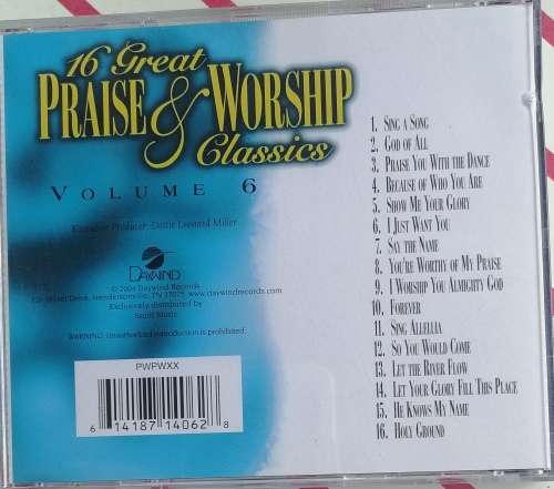 16 Great praise and worship classics volume 6 cd