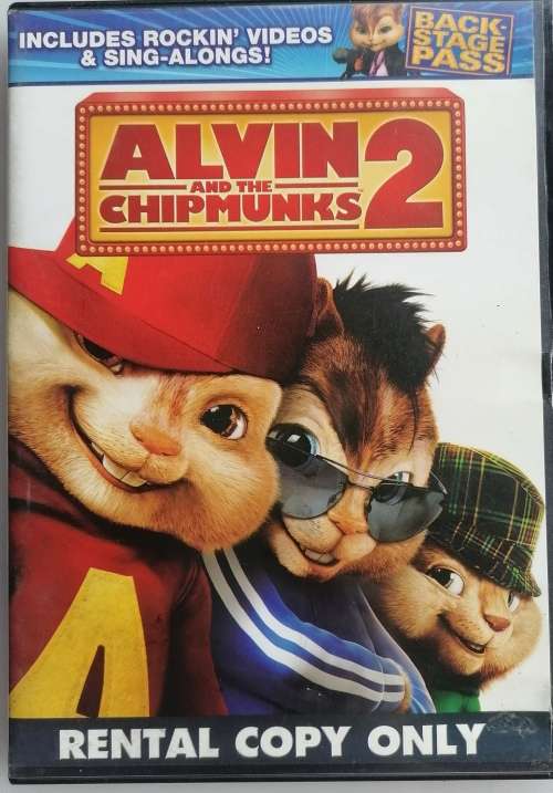 Alvin and the chipmunks 2 dvd