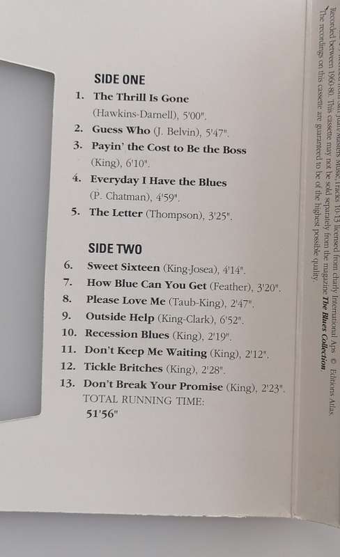 The Blues Collection - BB King tape