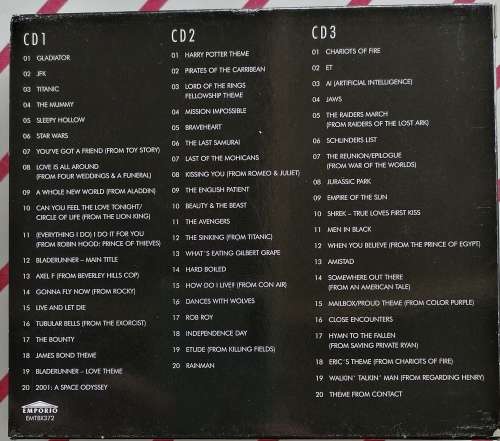 Blockbuster movie themes 3cd box set