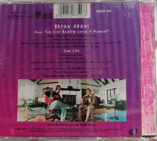 The new Bryan Adams Single - Have you ever really loved a woman cd