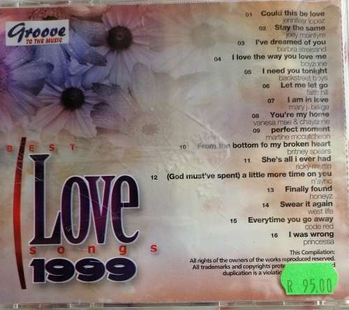 Love songs 1999 cd