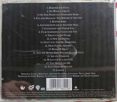 Evita cd