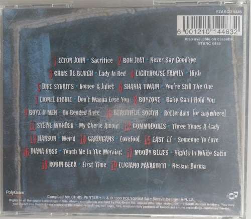 The one and only love songs album cd