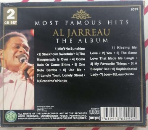 Al Jarreau most famous hits 2cd box set
