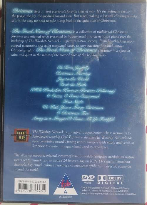 The good news of Christmas dvd