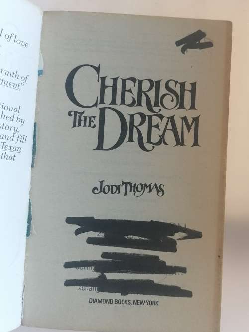 Cherish the dream by Jodi Thomas